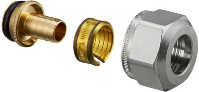 Raccord à compression OV Ofix K M 24x1,5 2-f pour tube plastique 16x2mm ; Oventrop (1016824)