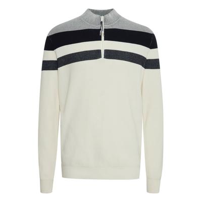 Strickjacke FQ1924 "Strickjacke FQKyle", Herren, Gr. XL, weiß (cloud dancer), Obermaterial: 100% Baumwolle CO., Strickjacken Strickjacke