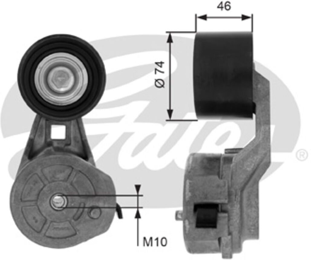 Gates Tendicinghia, cinghia a V T38602