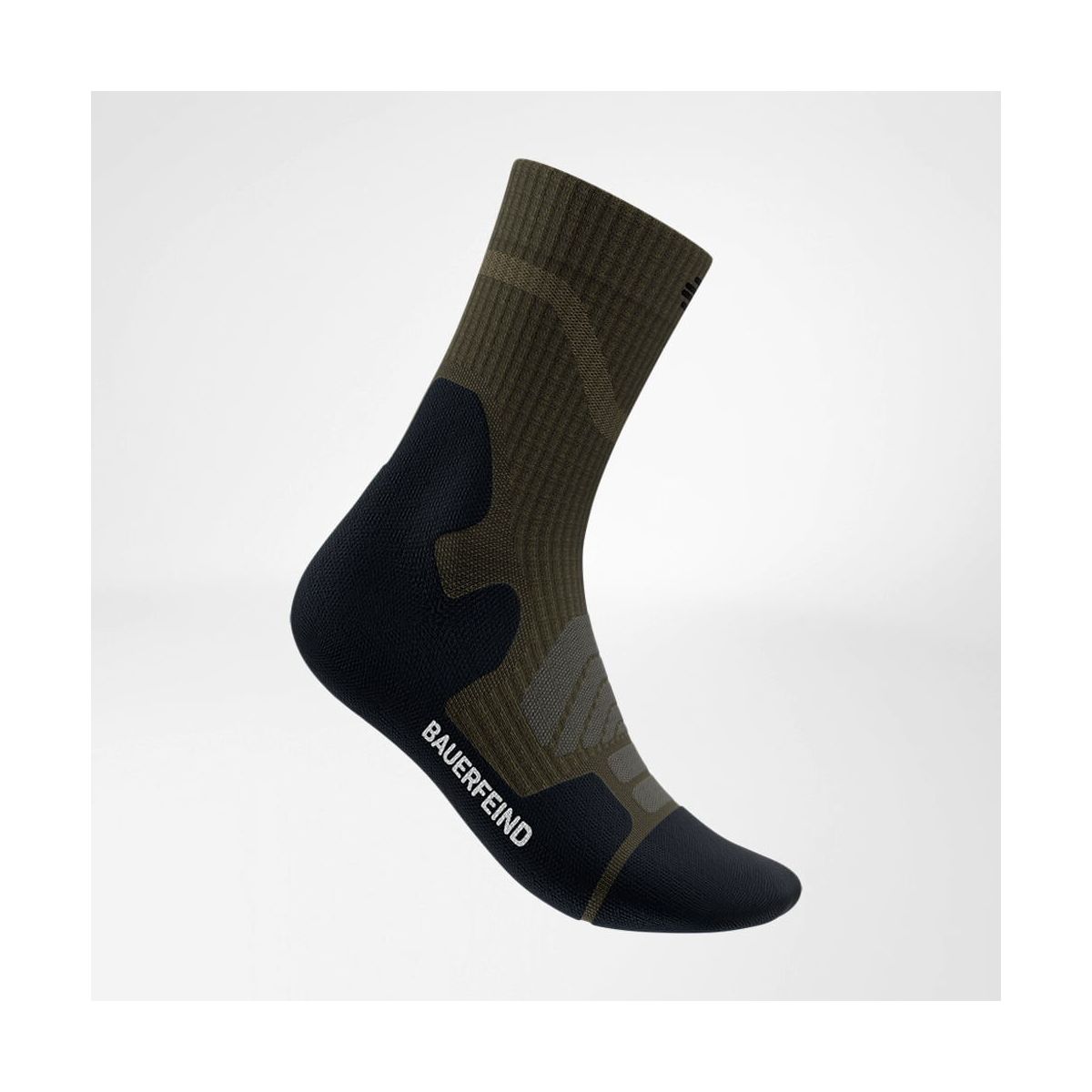 Bauerfeind Outdoor Merino Midcutsocks Men moss green (MOS-GRE) 46-49 70000753