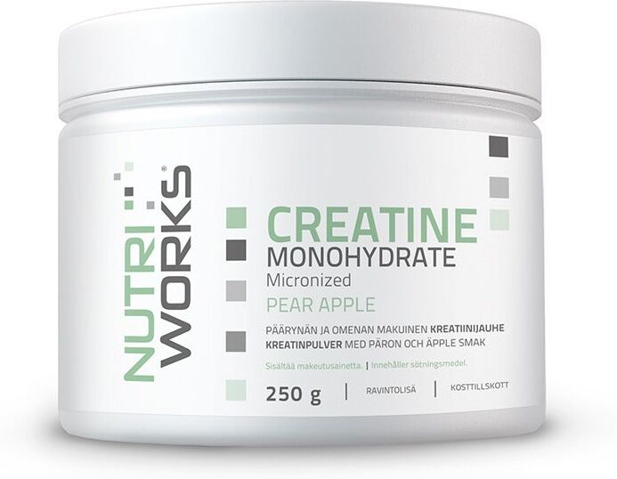 Nutri Works Creatine Monohydrate Päärynä/Omena - 250g