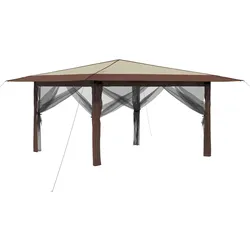 vidaXL, Pavillon, Outdoor Pavillon (400 cm, 400 cm)