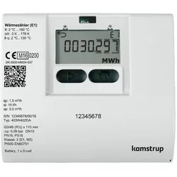 Lingg&Janke KNX-Wärmengenzähler Qp6DN25/260mm/Flans KAM-MC403 #84712