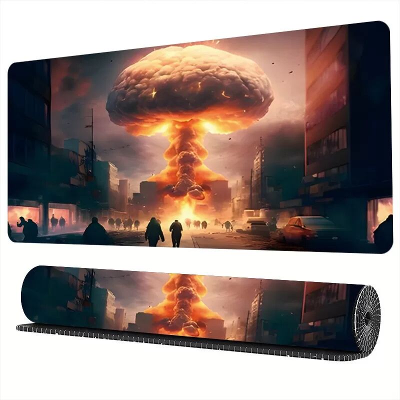 INF Großes, erweitertes Gaming-Mauspad – 300x600mm wasserdichte Schreibtischunterlage aus Naturgummi