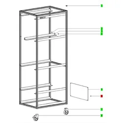 FESTOOL Linsenschraube M5x8 für Modulturm