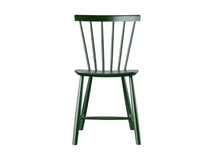FDB Møbler Chaise J46 Beech bottle green painted