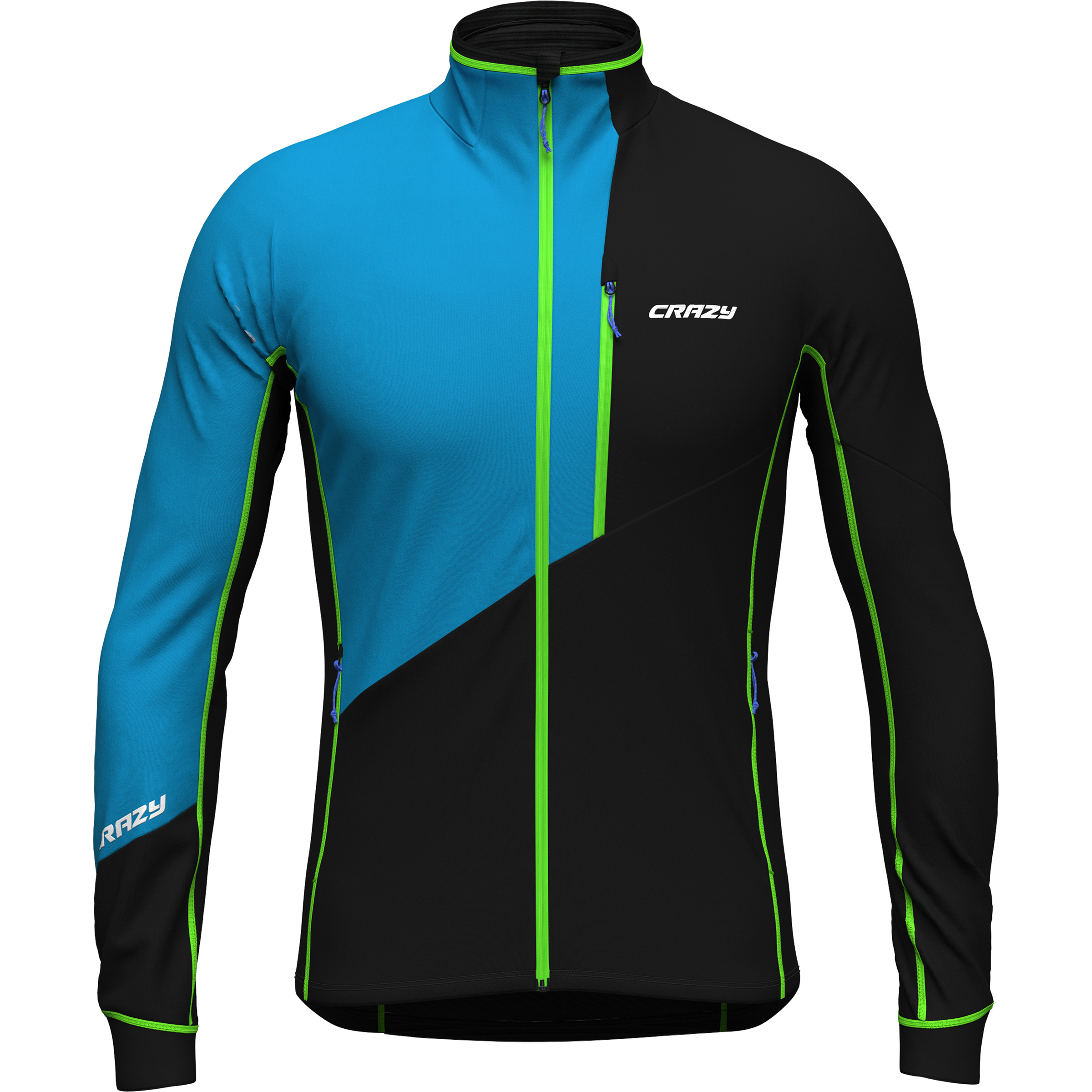 Crazy Acceleration Herren Fleecejacke schwarz Größe XL Trekking Wasserabweisend Wasserabweisend