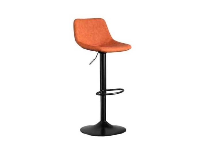 9bbhfJw4R Höhenhocker Esszimmer-Barhocker, höhenverstellbar, drehbar, hohe Hocker, Café-Stühle(Orange)