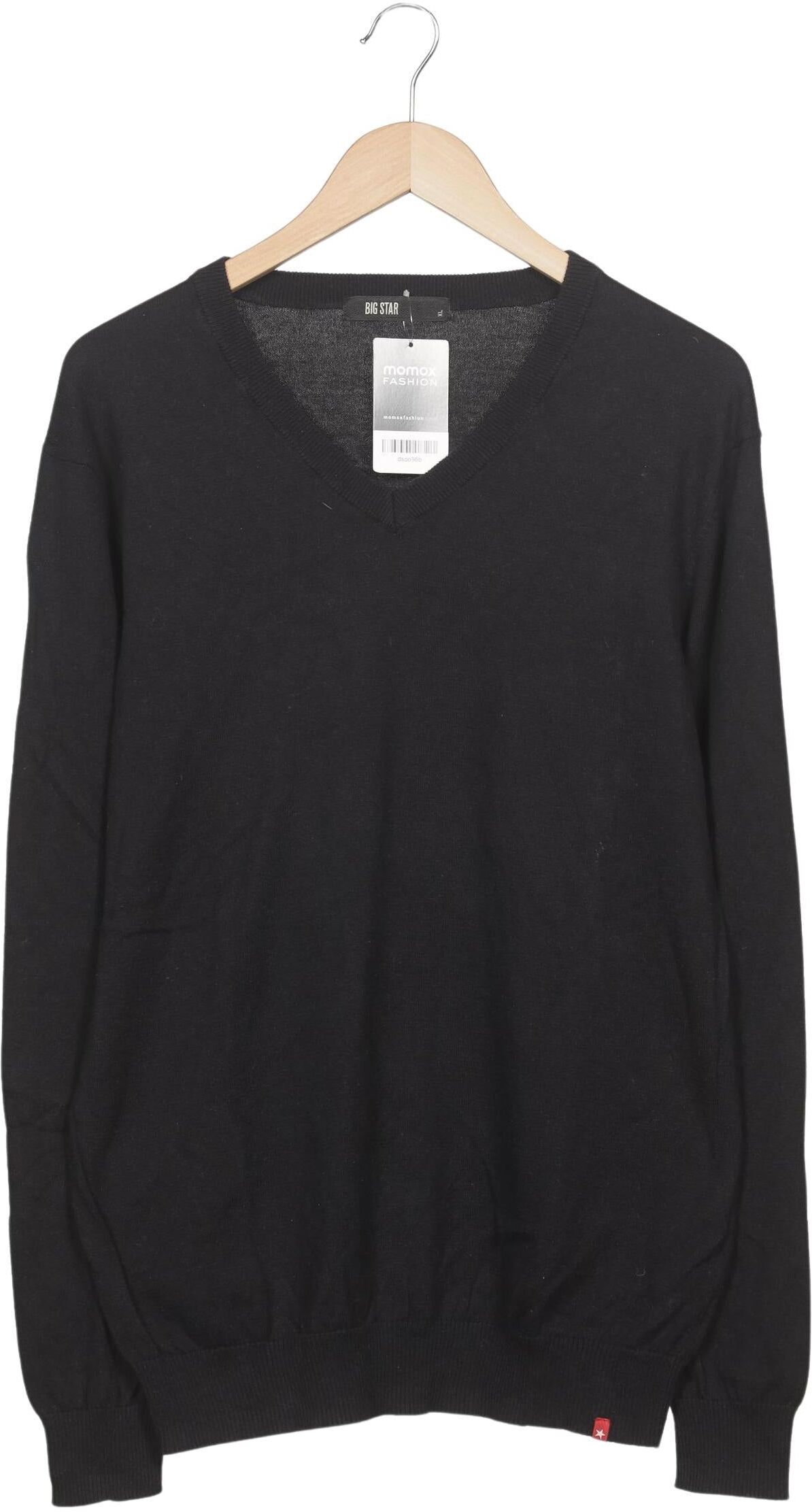 BIG Star Herren Pullover, Schwarz, Gr. XL, kein / Etikett - Second Hand