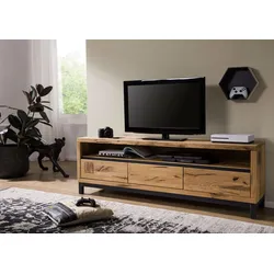 TV-Board Wildeiche 170x40x56 natur geölt VILLANDERS #114