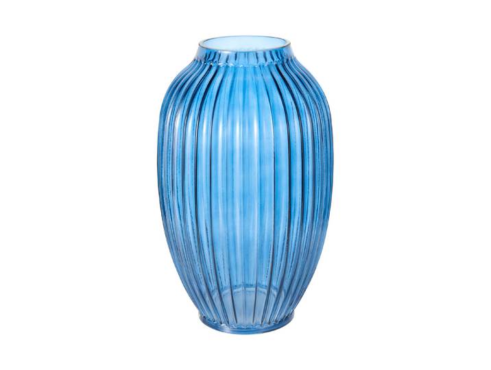 Glasvase blau h35cm