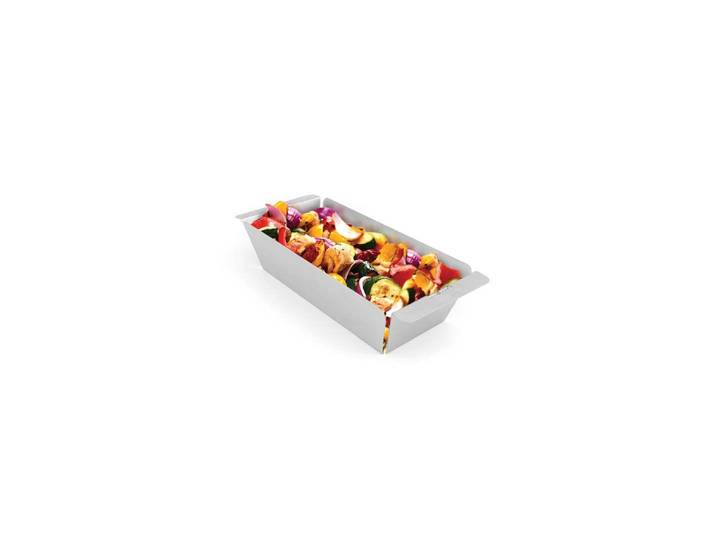 Grillpfanne BROIL KING Grillkorb Schmal/Hoch , silber (silberfarben), B:36,8cm H:8,9cm, Pfannen, Grillpfanne