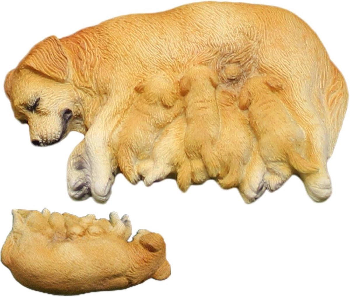 Gedetailleerd Golden Retriever Beeldje - Hondje Ornament voor Huisdecoratie - 83 x 5 x 2 cm