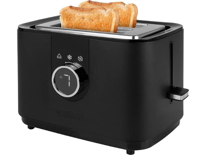 Broodrooster – 2 Sleuven – LED Display – Zwarte RVS Behuizing – Moments Breakfast Serie – Princess 142360