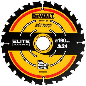 DeWalt Kreissägeblatt ELITE DT10304-QZ, 190 x 30mm, 24 Zähne, für Holz