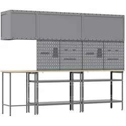 vidaXL, Werkstattschrank, Werkzeugschrank (55 cm, 220 cm)