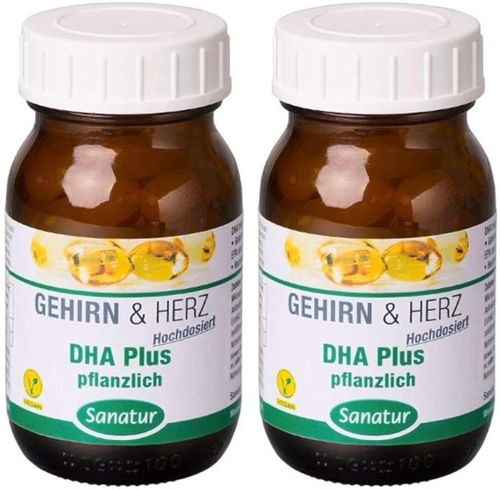 Sanatur DHA Plus pflanzlich Kapseln 2x 2x80 St