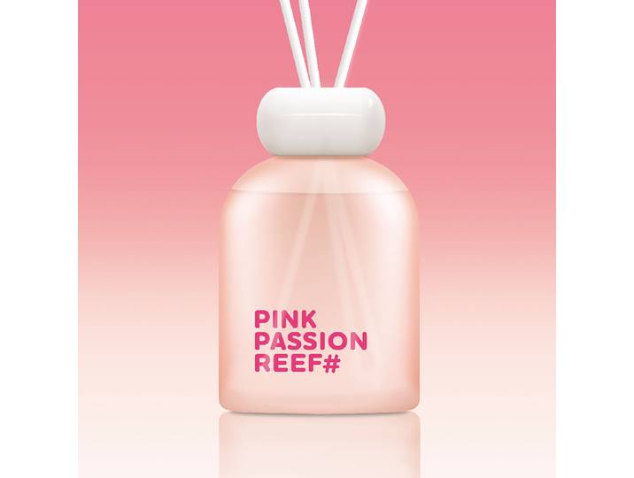 Parfum MELLOW MOOD Pink Passion Reef Rouge/Rouge Parfum d’ambiance, verre, Polyester 7 x 21 x 7cm