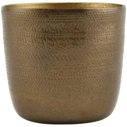 House Doctor Übertopf Chappra, Ø9.5 x H9cm, 500ml, gold