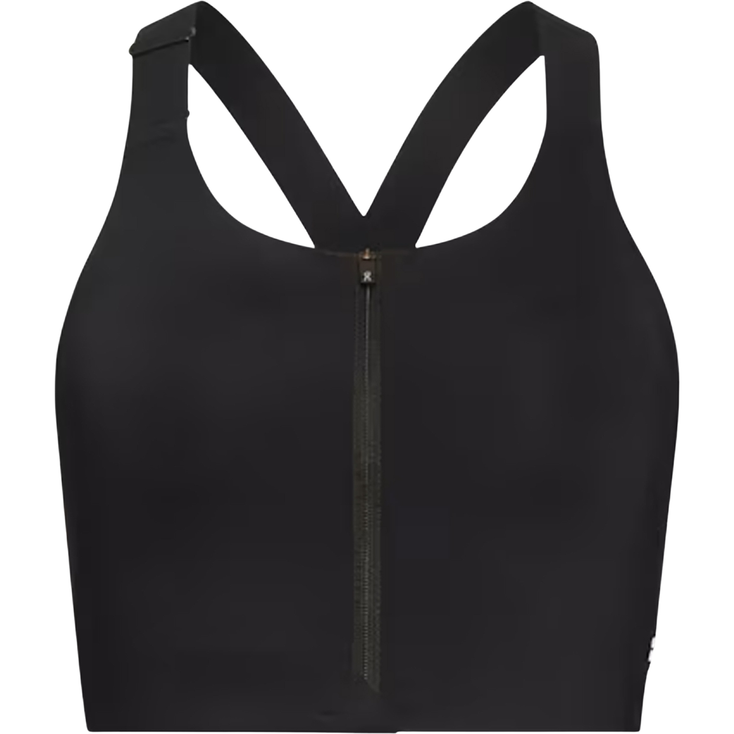 On Endurance Zip Sport BH Damen Sport-BHs schwarz Größe M Laufen | Trailrunning Elastisch
