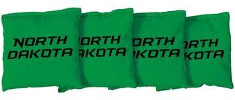 Skip's Garage North Dakota Green Cornhole Bags