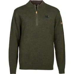 Percussion Islande Bestickter Troyer Herren, m. Wildschwein-Motiv (Khaki), L