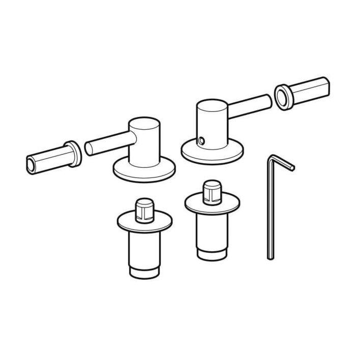 Geberit Scharniere 598130000 verchromt