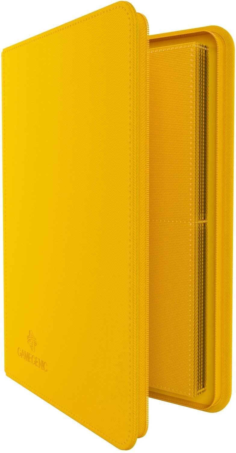 Gamegenic Zip-Up Album 8-Pocket - Yellow for Collecting Trading Cards and Playsets