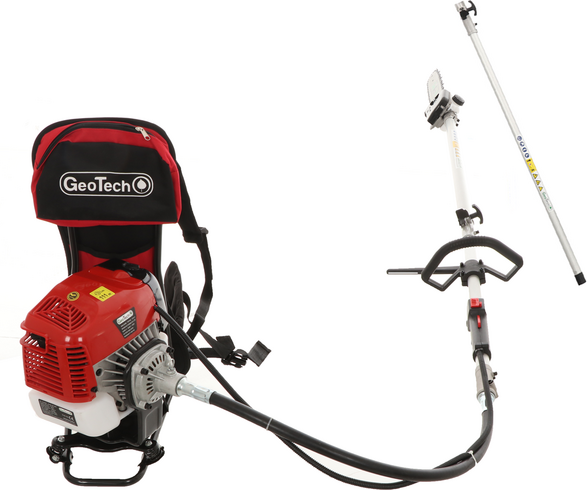 2-Takt-Motor-Hochentaster GeoTech GT-2 58 BP mit Schaft - 58 ccm