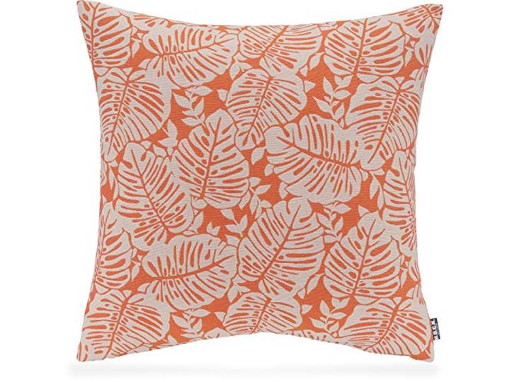 H.O.C.K. Globe Outdoor Kissen 50x50cm wasserabweisend lichtecht für den Garten (50x50cm, orange)