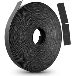 Label-The-Cable LTC RIP STRAP, Klettbandrolle abreißbar, schwarz, 3m