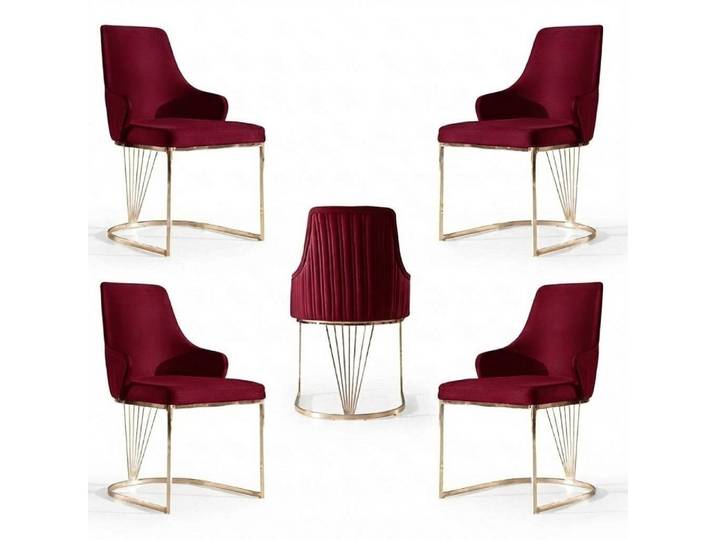 Xlmoebel Sitzgruppe Elegante Stühle mit hochwertiger Toffpolsterung für Gastronomie, (4x Stühle, 4-tlg., 4x Stühle), Hergestellt in Europa