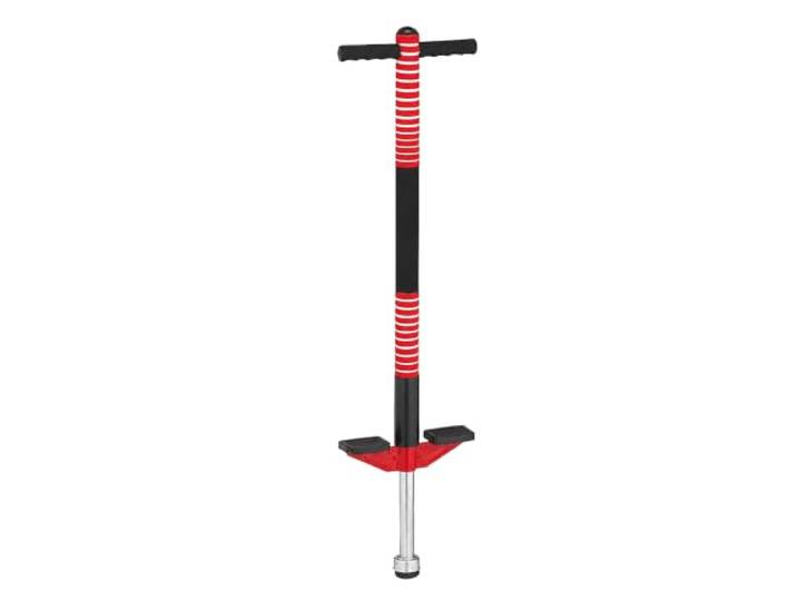 Relaxdays Bâton Sauteur Robuste\, pogo-Stick pour Enfant pesant jusqu'à 35 kg\, pour se dépenser en extérieur\, Rouge