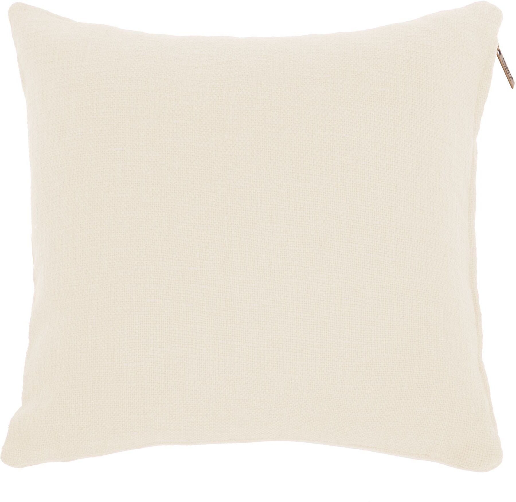 Tirolix Cuscino in Cotone Slub 45 x 45 cm Crema