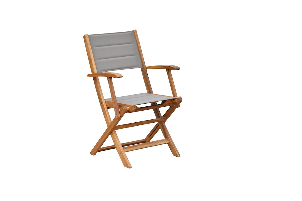 MERXXHANDELS Acapulco Klappsessel 2er Set Akazie/Textil 16950926
