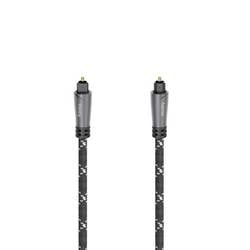 hama 00205140 Audio-Lichtleiter-Kabel, ODT-Stecker (Toslink), Metall, 3,0 m