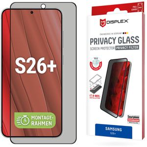Displex Displayschutzfolie Privacy Glass, 10H, für Samsung Galaxy S26+, aus Hartglas