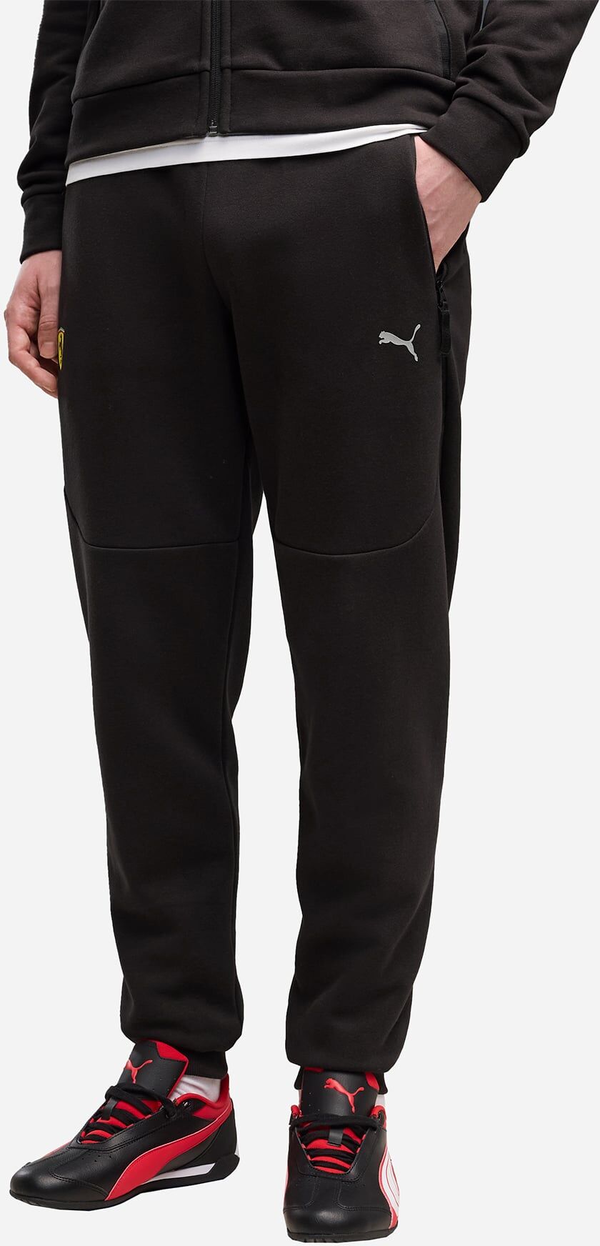Puma Ferrari Tech M - Pantalone - Uomo - Nero M