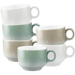 Seltmann Weiden Kaffeetassen Sento Home 210 ml 6er Set