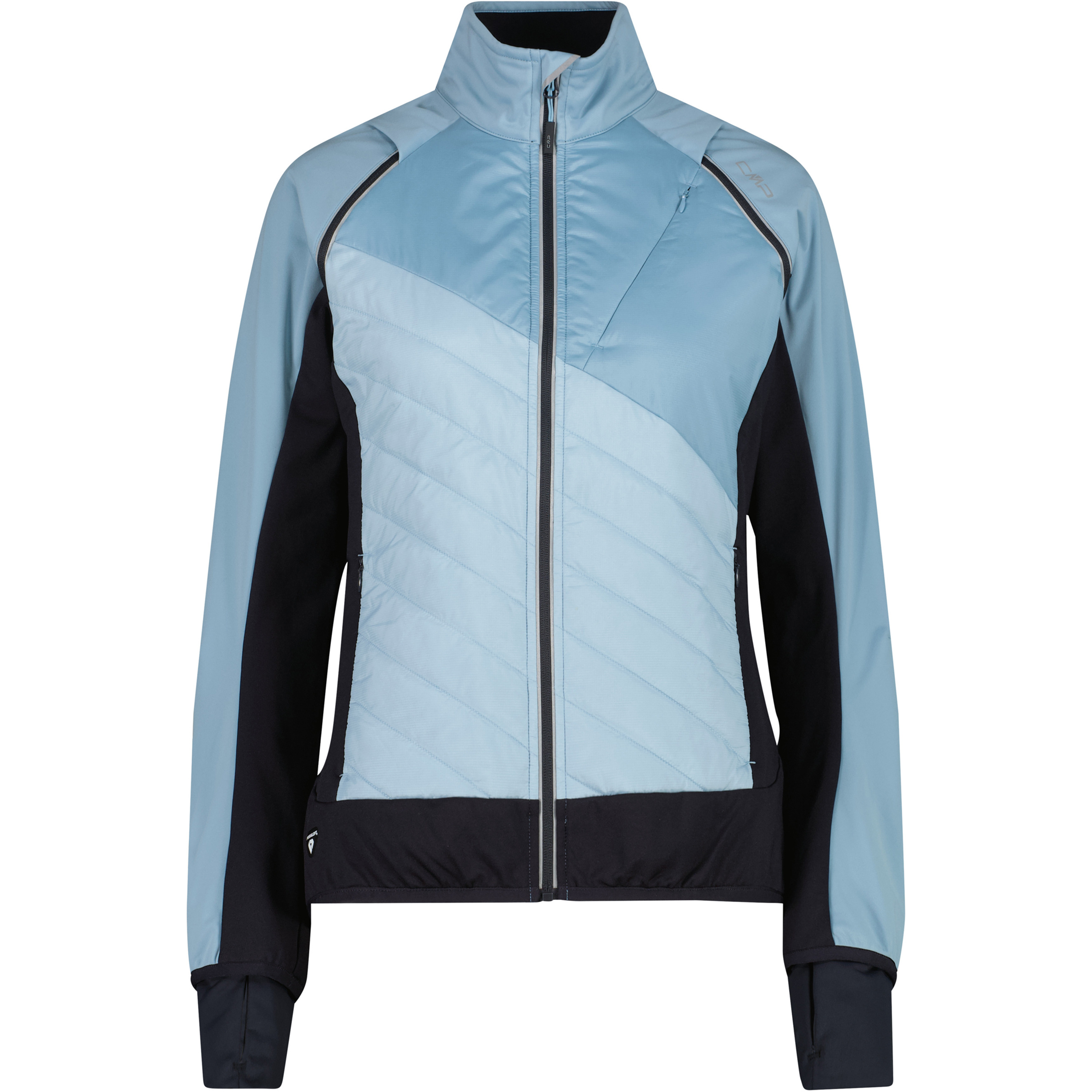 CMP Softshell Damen Isolationsjacke blau Größe 3XL Trekking Elastisch Wasserabweisend