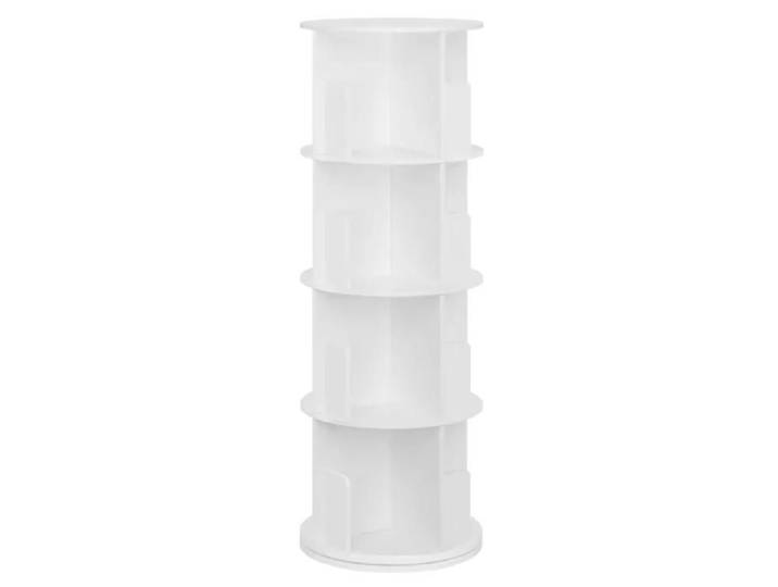 Bibliothèque rotative ronde sur pied étagère d angle présentoir de rangement pour livres