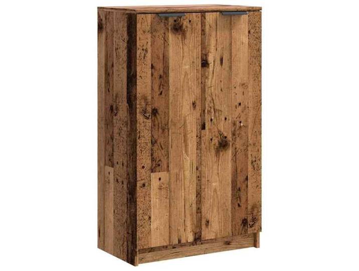 NOUVEAU Meuble à chaussures industriel - Armoire à chaussures - vieux bois - 59x35x100 5cm bois d'ingénierie 66612