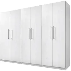 Boegner Kleiderschrank Basic 300 x 199 cm Dekor Weiß