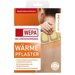 WÄRMEPFLASTER Nacken/Rücken 8,5x28,5 cm WEPA 2 St