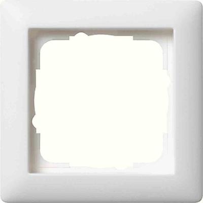 Gira Standard 55 Rahmen, 1f, reinweiß, matt, Kunststoff, Unterputzmontage, Thermoplast, 021104