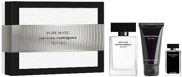 NARCISO RODRIGUEZ Geschenkset - for her PURE MUSC Eau de Parfum 2x50ml / 7,5 ml EG