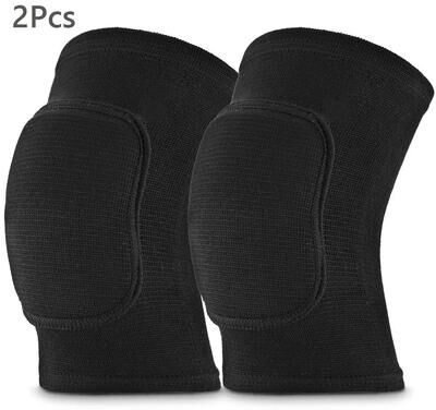 Uplift Essentials Soft Elbow Pads With Thickened Sponge Cushioning black l