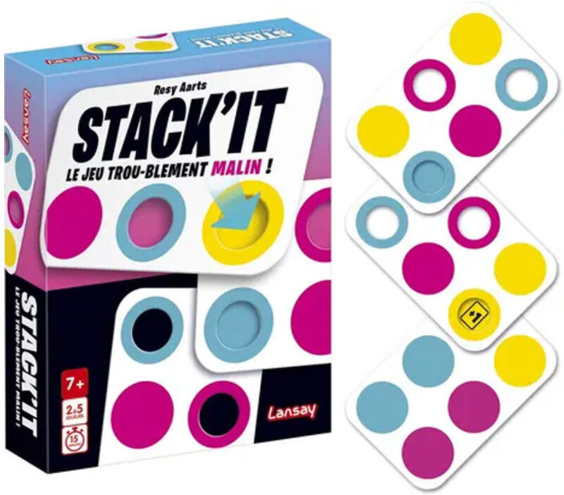 STACK'IT, Le jeu troublement malin ! - Lansay