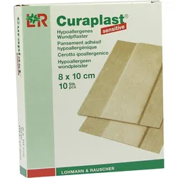Curaplast Sensitive Wundschnnellverband 8x10cm 10 ST