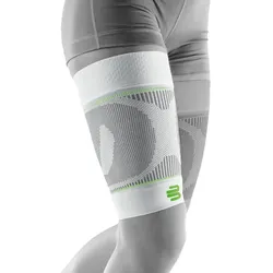 BAUERFEIND SPORTS Kompressionsbandage Oberschenkel weiß, extra long, Gr. L